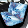 thumbnail image 3 of Jeiento Blue Marble Print Car Seat Covers Set for Women Girls Butterfly Front Bucket Seat Covers Interior Decor Back Seat Covers Automobile Accessories for Van SUV Truck Sedan, 3 of 7