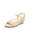 NUDE-NUBUCK, variant on Strappy Wrapped Dressy Wedge Sandals, Comfortable Sparkly Rhinestone Ankle Strap Mid Heel Wedges Casual Summer, Open Toe Evening Dress Wedding Dance Shoes