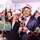 thumbnail image 4 of Farfi Gafas navideñas Gafas con lentejuelas brillantes 6 estilos Accesorios para disfraces Accesorios para fotos Lindo Papá Noel Árbol de Navidad Alce Marco de gafas de plástico para niños, 4 of 5