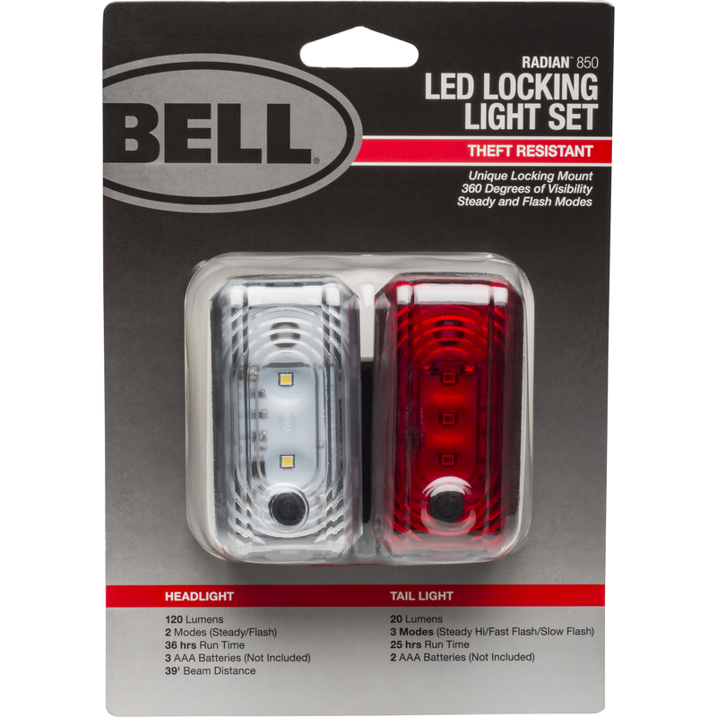Bell Radian 850 Plastic Locking Light Set Red White Walmart Com