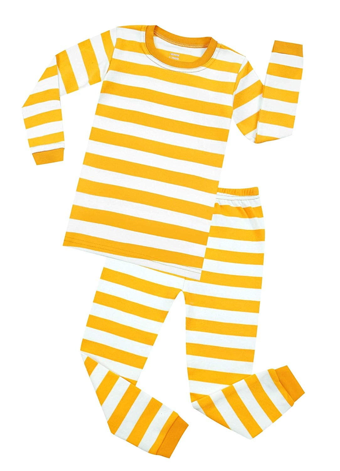 Elowel Pajama Set for Boys and Girls 2 Pack Sleepwear PJs 100 Cotton