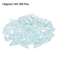 thumbnail image 3 of 200g Crystal Glass Mosaic Tiles, Irregular Triangle Mosaic Tiles Bulk for Craft DIY Hobbies Art Project Sky Blue, 3 of 6