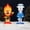 2pcs#017, variant on 12" Heat Miser & Snow Miser Blow Mold Figurine Pair, Plug-In LED Vintage Christmas Character Statues, Tabletop Decor For Porch Lawn, Xmas Cabinets And Christmas In July Party Sets,2pcs