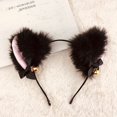 thumbnail image 1 of Diadema con orejas de gato y zorro de Cos Bell, accesorio para la cabeza con forma de ancla para discoteca, tarjeta para el pelo con orejas de bestia viva, elemento fácil de usar para, 1 of 6