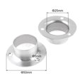 thumbnail image 2 of 2 Pcs 50mm x 15mm Socket de Lever de Acero Inoxidable para Ropa, Brida de Cuello de Soldadura, 2 of 2