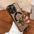 thumbnail image 2 of Kryonix Case for iPhone 16 Pro Max/16: Magnetic Pivot Stand - Transparent Electroplated Cover with Lens Protection & Shockproof Bumper, 2 of 6