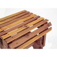 thumbnail image 5 of Cedar Gliding Ottoman - Handcrafted Amish Wood Outdoor Footrest 19x19x15.5", 5 of 7