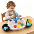 thumbnail image 2 of Kitchen Sink Toy with Running Water, Animal Theme Play Dishwasher, Role Play Pretend Play Kitchen Accessories, Automatic Water Circulation, Educational Toddler Toy, 2 of 8