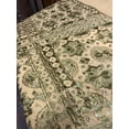 thumbnail image 5 of Embroidered Bed Throw, Blanket, Cotton Bed Throw Beige Light, 5 of 5