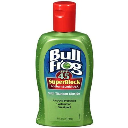 Bull Frog: Spf 45 W/Titanium Dioxide Superblock Lotion Sunblock