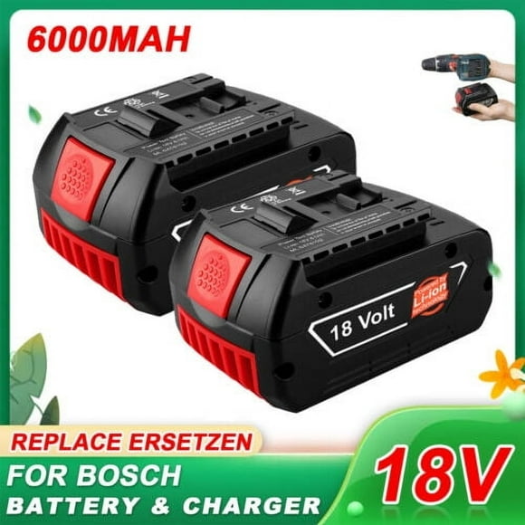 2X for Bosch BAT609 BAT618 GBA18V40 BAT619 BAT620 CORE 18V 6.0Ah Compact Battery