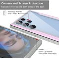 thumbnail image 2 of Compatible with Galaxy S22 Ultra Case, 2 in 1 Heavy Duty [Military Grade] Shockproof Drop Protection Case Designed for Samsung Galaxy S22 Ultra 5G Case 6.8 inches (Rose Gold), 2 of 11
