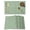 Green, variant on Cream Placemats Set of 2 Farmhouse Vintage Cream Solid Color Modern Place Mats Indoor Wipeable Table Mats Washable Cloth Dining Table Placemats for Kitchen Holiday Party Home Decor 13x19 Inch