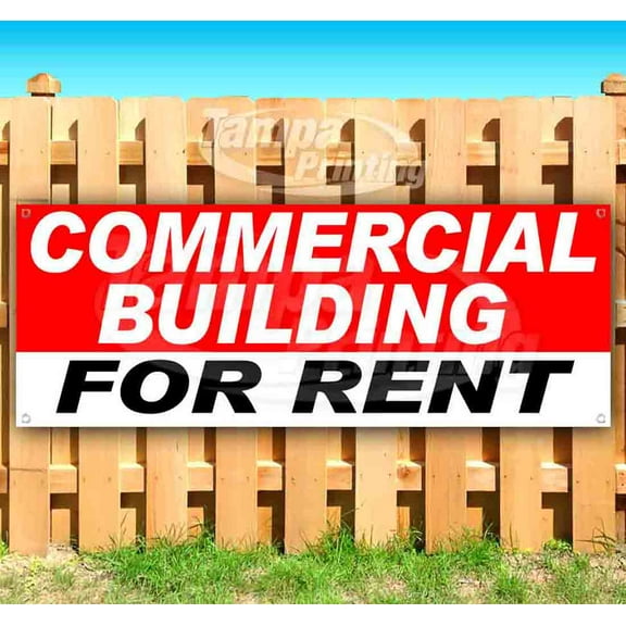 Commercial Building For Rent 13 oz Vinyl Banner With Metal Grommets