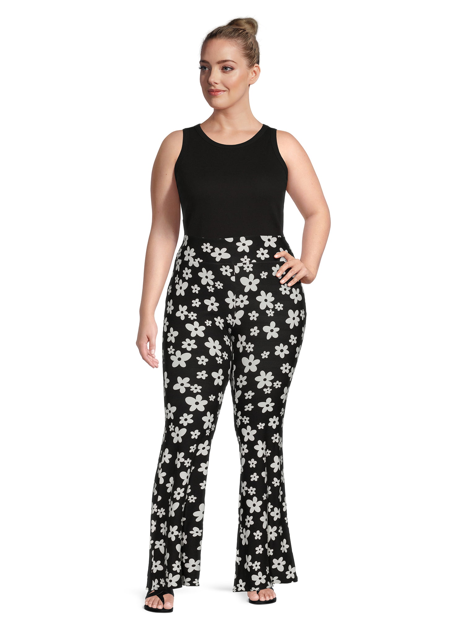 No Boundaries Juniors Plus Size Flare Pants XXXL 21 New with Tags Marbled  Soft