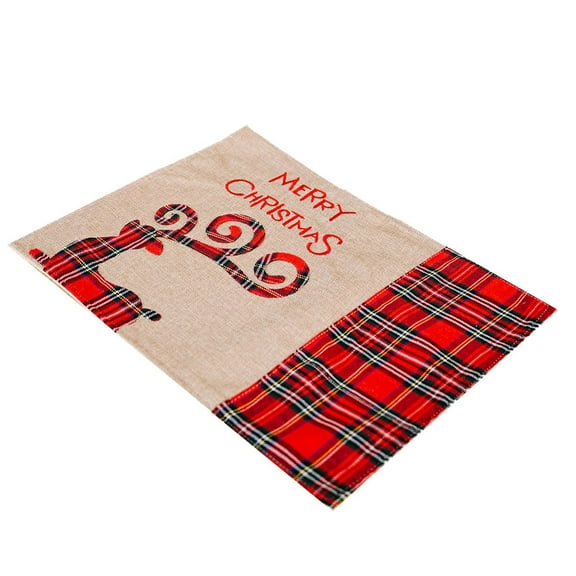 Mantel de decoración navideña Camino de mesa navideño Suministros para disfraces