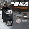 thumbnail image 2 of Mockins 91"x49"x39" Heavy Duty 250g PVC Motorcycle Cover with Cotton Lining, 2 of 9