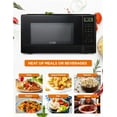 thumbnail image 4 of Commercial Chef 1.1 Cu Ft Microwave with 10 Power Levels, Small Microwave with Push Button, 1000W Countertop Microwave, 4 of 7