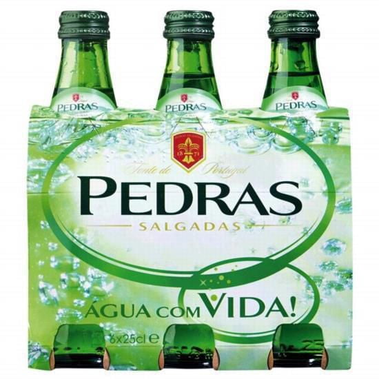 Pedras Salgadas Water, sell quantity 6x250ml<br>glass bottle