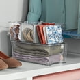 thumbnail image 4 of Mainstays Plastic Laundry Bin Closet Organizer, Clear, 4 of 11