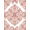 Blush Pink, Pattern 2, variant on ODIKA Pink Whimsical Asymmetrical Ribbon Sprinkled Dotted Coquette for Entryway, Kitchen, Mudroom, Stain Resistant Flatwoven