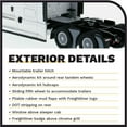 thumbnail image 5 of Diecast Masters Freightliner Semi Truck | New Cascadia Sleeper Cab Truck Tractor | 1:50 Scale Model Semi Trucks | Pearl White Diecast Model by Diecast Masters 71027, 5 of 8