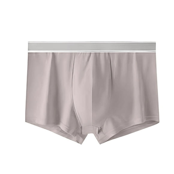 Besolor Mens Underwear Soft Breathable Cotton Boxer Briefs Big and Talls Seamless Stretchy Wicking Underwear