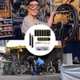 thumbnail image 3 of PENGXIANG Bicycle Tyre Repair Kit Bike Repair Kit With Large Rubber Patches For Inner Tube Repair Kit For Bicycle Motorcycle Cycling BMX ATV Inflatable Rubber candid, 3 of 4