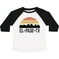 thumbnail image 3 of Inktastic El Paso Texas Skyline Retro Boys or Girls Toddler T-Shirt, 3 of 5