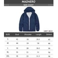 thumbnail image 6 of MADHERO Lightweight Waterproof Removable Hood Windbreaker Jacket and Rain Coat Men's XL, 6 of 6