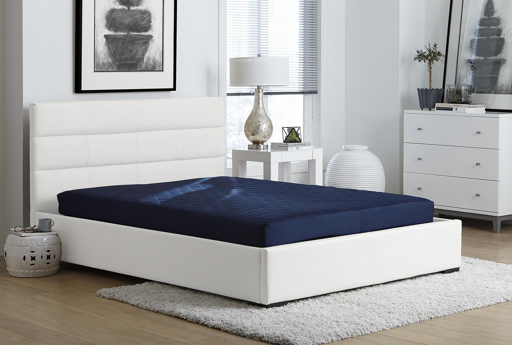 Twin Size 6 Inch Polyester Filled Mattress Comfort Quilted Tight Bedroom