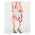 thumbnail image 2 of Bar Iii Womens Floral Print Pleated Skirt, 2 of 2