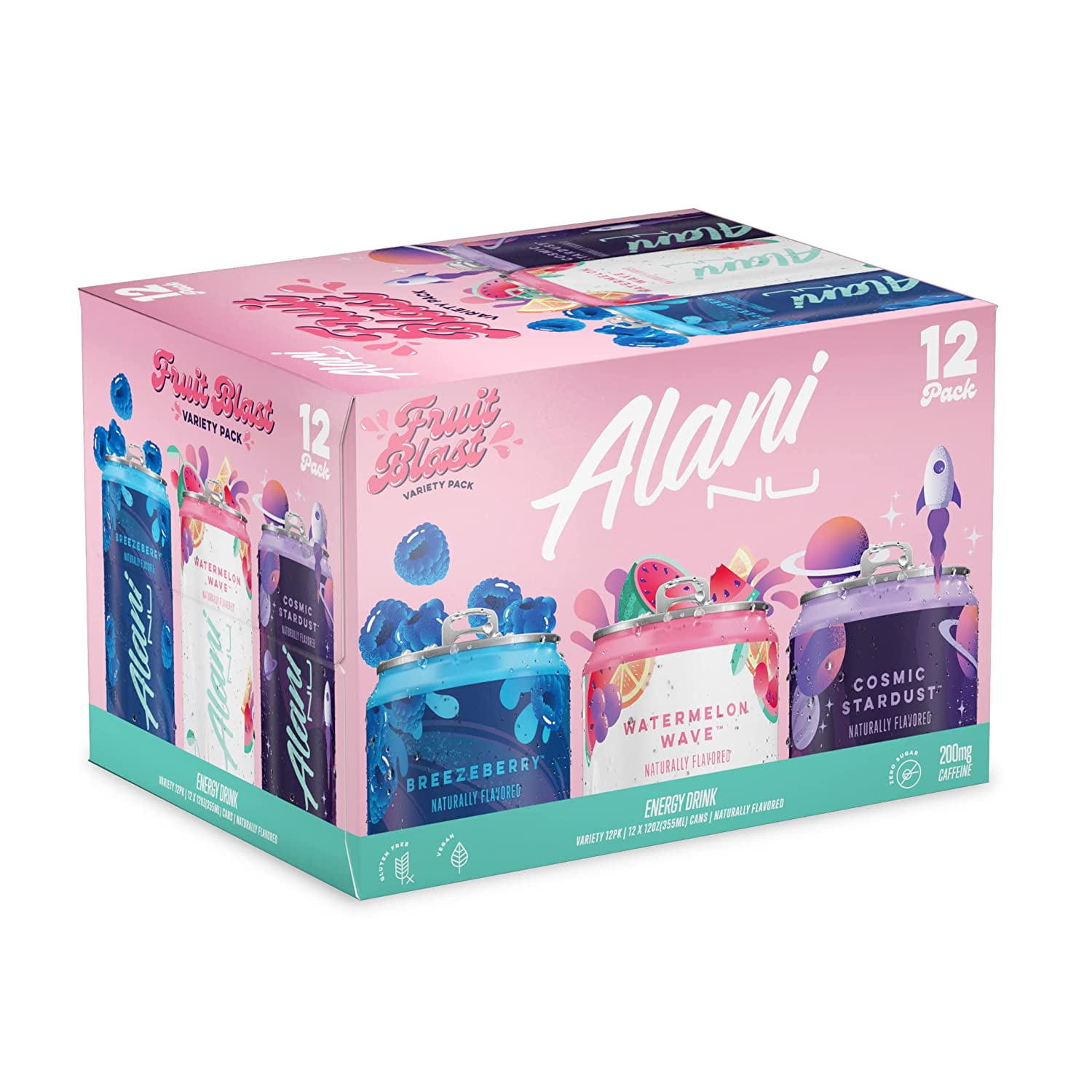 Alani Energy Drink Alani Nu Nrg Fruit Blast 12pk