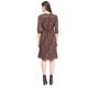 thumbnail image 3 of VESTIDO MIDI BARILOCHE NIZA MARRON PARA MUJER T EG, 3 of 5