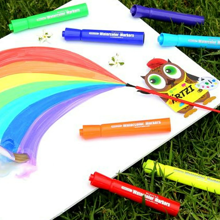 Playkidiz Washable Dot Markers for Toddlers, Paint Marker Art Set, 12  Colors (40ml 1.35oz) Water Based Non-Toxic Bingo Daubers for Kids - Toys 4 U