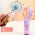thumbnail image 3 of Humidifier Cooling Portable Spray Fan Battery Power Hand Held Water Spray Fan US S4N4, 3 of 8
