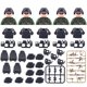 thumbnail image 1 of Bloques de construcción militares para niños, figuras de soldados de las Fuerzas Especiales fantasma, accesorios de bandoleras, mochilas de pistola, chalecos, cinturones, armas, juguete, 1 of 2