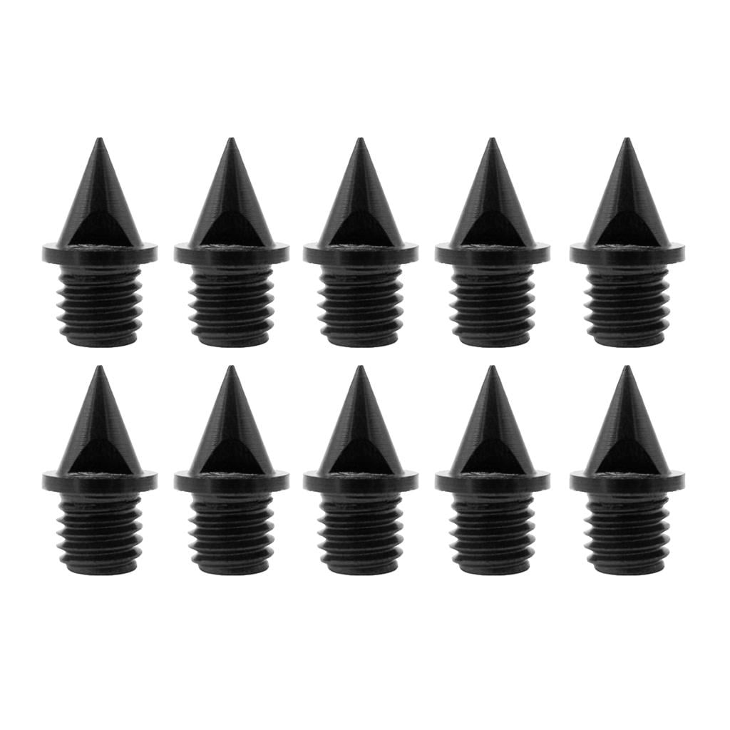 10 Pieces Carbon Steel Track Spikes Pyramid High Jump Outdoors Replacement Pins 