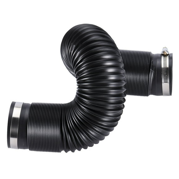 Rollbacks & More Universal Flexible Car Engine Cold Air Intake Hose Inlet Ducting Feed Tube Pipe with Connector