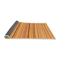 thumbnail image 2 of Ahgly Company Indoor Square Abstract Orange Modern Area Rugs, 5' Square, 2 of 4