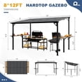 thumbnail image 5 of Leukture 8ft Wall Mounted Lean to Metal Awnings Bar Counter Accessories (No Awning), 5 of 5