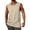 A333 Khaki, variant on Xdegoge Tank Tops for Men Crewneck Sleeveless Casual Everyday Athletic Gym Workout Relaxed Fit Solid Basic Plain Design Soft Lightweight Breathable Summer Spring Tops