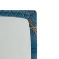 thumbnail image 2 of Ambesonne Marine Fitted Sheet, Wooden Fish Shell on Net, Full Size, Beige Sky Blue, 2 of 2
