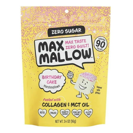 Know Brainer Max Mallow Birthday Cake - Guilt-Free & Zero Sugar Marshmallows