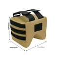 thumbnail image 2 of Shooting Rest Bags (Unfilled) - 600D Polyester, Front & Rear Support, Water-Resistant & Lightweight, Quick-Connect Straps for Transport, Ideal for Outdoor Shooting, 2 of 3