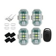 thumbnail image 1 of Luz estroboscópica LED, luz intermitente de emergencia, USB, control remoto, color, alto brillo, para bicicleta 4 luz, 1 of 9