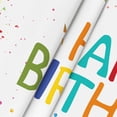 thumbnail image 5 of Birthday Tablecloth 60x60 Inch Round Happy Birthday Balloon White Washable Seasonal Cover for Party, Picnic, Dinner Decor Perfect for Kids and Adults, 5 of 6