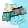 thumbnail image 2 of Curenmufel Boys Underwear Moisture Wicking Boys'and Toddler Comfort Flex Waistband Boxer Briefs Multiple Packs Available 4 Pack, 2T 3T 4T 5T 6T 7-16 Years(Dark Green,2-3 Years), 2 of 3