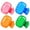 Orange/Pink/Green/Blue, variant on Travel Toothbrush Protector Caps, 4 Pack Toothbrush Head Covers, Portable Toothbrush Case Clip for Travel Camping School Gym, Plastic Toothbrush Holder, Random Color