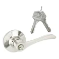 thumbnail image 2 of Cerradura Manija Recamara Chapa Puerta Doble Llave Aluminio Fumetax SW-54ET03SN26, 2 of 2